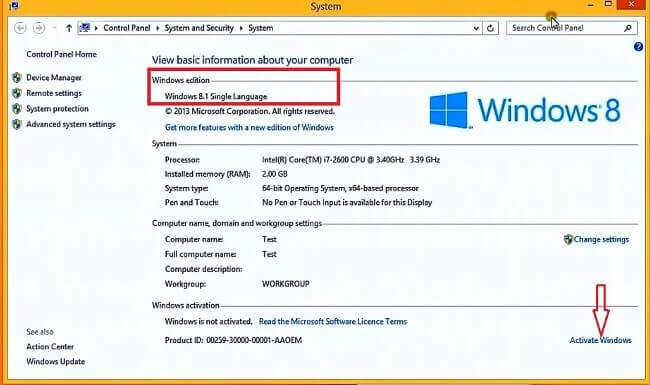 windows 8.1 product key 64 bit